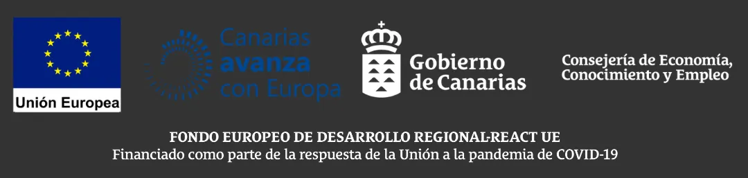 Financiado por la Unión Europea (FEDER-REACT UE) y el Gobierno de Canarias.